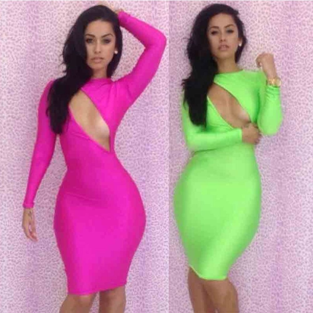 Cut Out Front & Back Dress